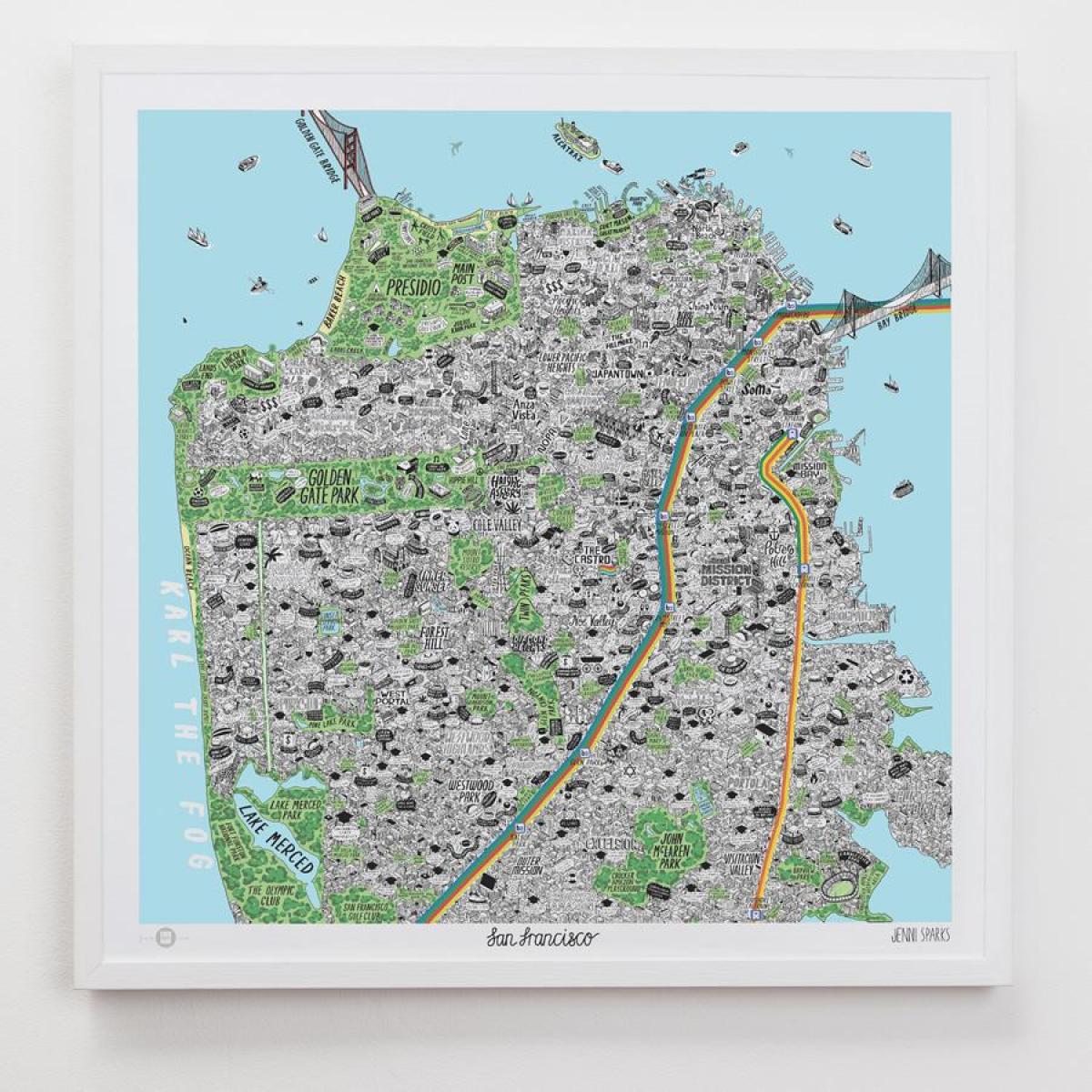המפה של סן פרנסיסקו לאמנות