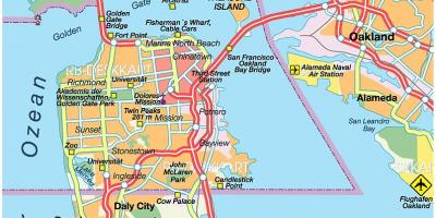 מפה של מזרח המפרץ ערים