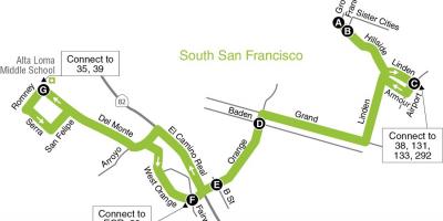 המפה של סן פרנסיסקו בתי ספר יסודיים
