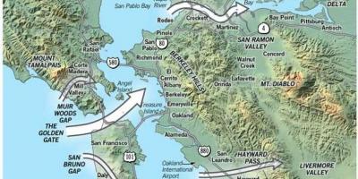 המפה של סן פרנסיסקו מיקרו