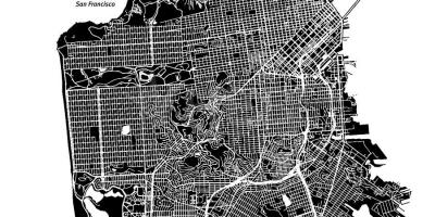 המפה של סן פרנסיסקו וקטור