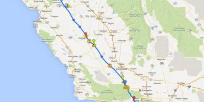 המפה של סן פרנסיסקו סיור נהיגה