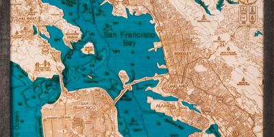 המפה של סן פרנסיסקו עץ