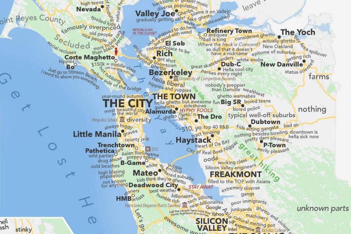 מפה של העיר סיליקון