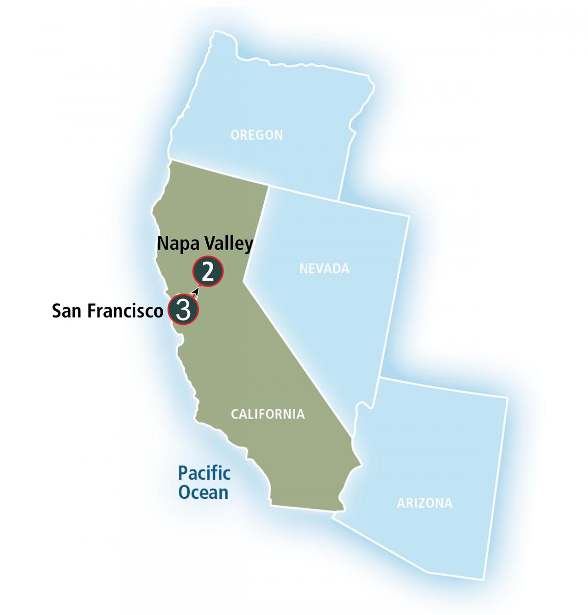 המפה של סן פרנסיסקו va