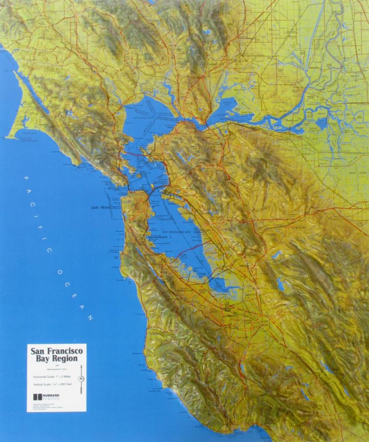 המפה של סן פרנסיסקו הקלה