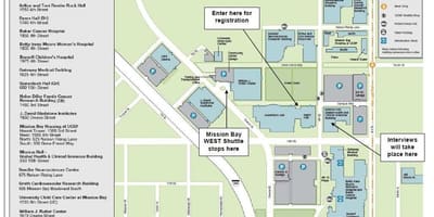 USF מפת סן פרנסיסקו